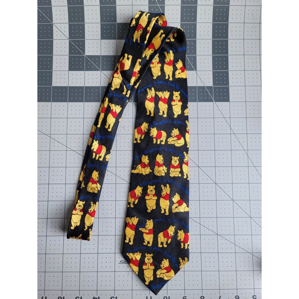 Disney Winnie The Pooh Silk Tie Up Down Touch The Ground